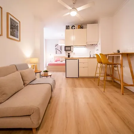 Acogedor Departamento En Centro Histórico Malaga. Apartamento